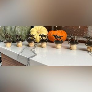 Blanton’s Bourbon Bottle Tops Toppers  FULL SET * FREE SHIPPING * NEW